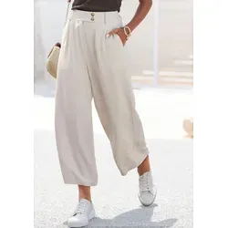 Produktbild LASCANA Bundfaltenhose sand Größe 42