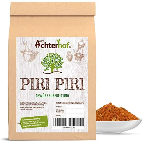 100g Piri Piri Gewürzmischung Chili Gewürz vom-Achterhof auch für Piri Piri Sauce geeignet