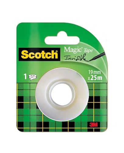 Scotch Magic Tape - 1 Rolle, 19 mm x 25 m
