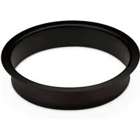 SOTECH Edelstahl Durchwurfring Ø210 mm – Schwarz Lackiert in silber von SO-TECH