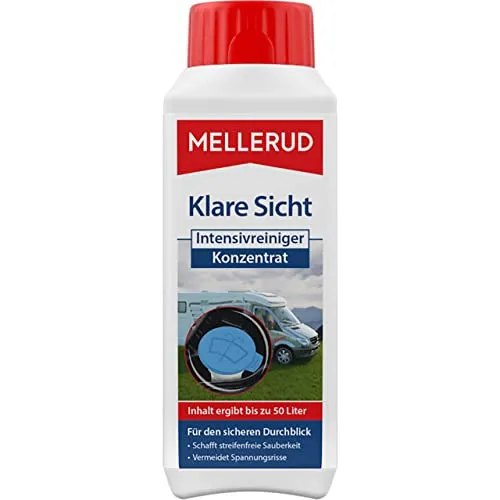 MELLERUD Klare Sicht Intensivreiniger Konzentrat | 1x 0,25 l | Kraftvolle Scheibenreiniger-Flüssigkeit für saubere Scheibenwischer und Scheinwerfer