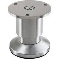 SOTECH Möbelfuß ALPHA Alu Gebürstet Höhe 50 mm von SO-TECH