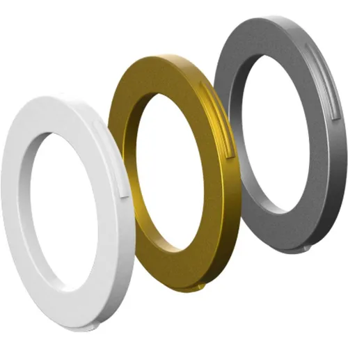 Magura Abdeckungssatz für 4-Kolben-Bremssattel (Packung = 12 Stück) - Robuster Abdeckungssatz für 4-Kolben-Bremssattel, erhältlich in Weiß, Gold und Silber. Ideal für den Einsatz am Fahrradlenkkopf, sorgt für Schutz und ansprechendes Design.