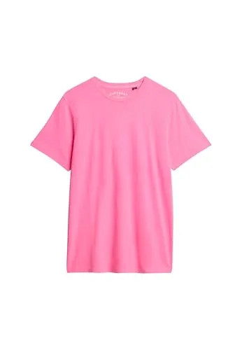 Superdry Rundhalsshirt CLASSIC ESSENTIAL TEE in rosa XXXL - Shirts aus 100% Baumwolle, pflegeleicht und modisch mit relaxed fit für optimalen Tragekomfort.