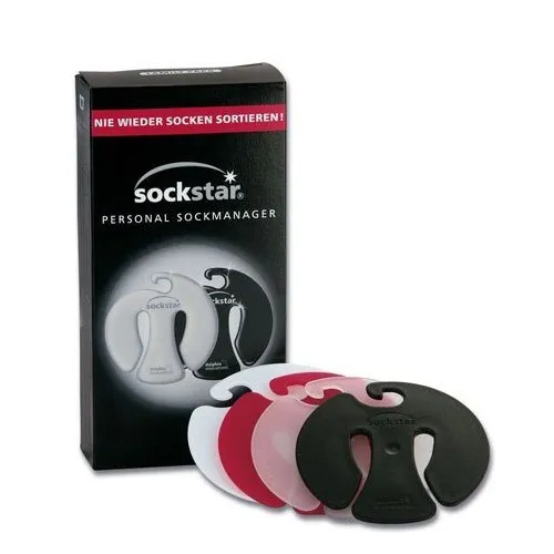 Sockstar Sockenclips Black & White von Dolphin Innovations GmbH