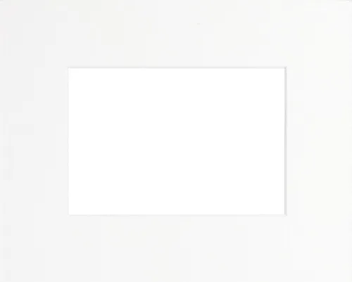 Standard-Passepartout Ceanothe 24x30 cm mit 15x20 cm weiß