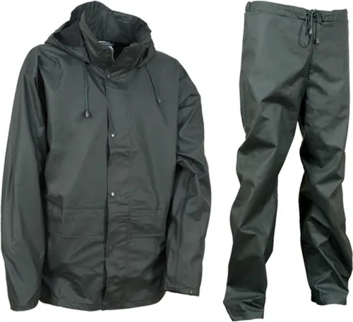 Cofra Regenanzug 2 tlg. 100% Polyester mit Polyurethangrün XL