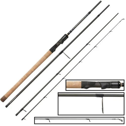 Savage Gear Travel Parabellum Spinnrute 2,79m 7-24g - Angelrute für Kunstköder, leicht und kompakt mit einer Spitzenaktion, ideal für Forellen und Barsche beim Süßwasserfischen.