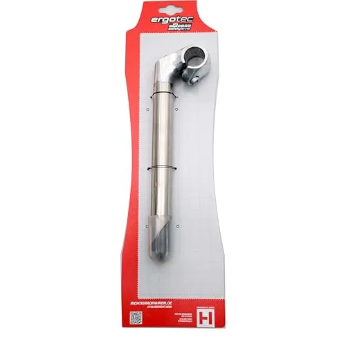 ErgoTec Unisex Cat Vorbau – Silber, 230 mm von Ergotec