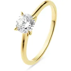 CHRIST Diamantring Damen 1 Diamant Lab Grown Gelbgold 60 von Christ