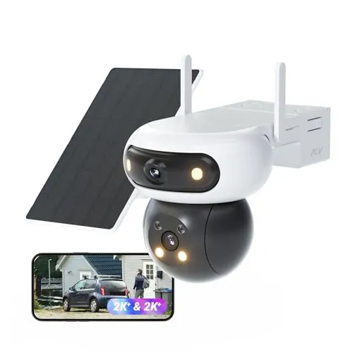 EZVIZ 4MP+4MP WLAN Überwachungskamera mit Solar-Akku