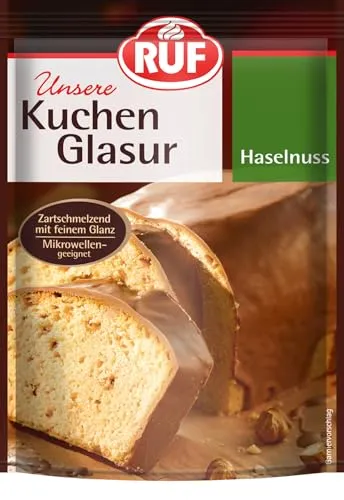 RUF Kuchen-Glasur Haselnuss, 100g von RUF