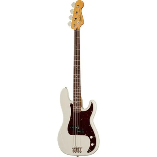 Squier Classic Vibe '60s Precision Bass LRL Olympic White - Bässe, Classic Vibe Serie mit Fender Designed Alnico Pickup für kraftvollen Sound und stilvollem Olympic White Finish.