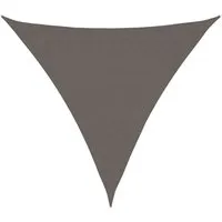 Furnicato Sonnensegel HDPE Dreieckig 3,6 x 3,6 x 3,6 m Anthrazit - Vielseitiges Sonnensegel aus 100% HDPE für optimalen Schatten im Garten, auf der Terrasse oder dem Balkon. Schimmel- und UV-beständig, atmungsaktiv und einfach zu montieren.