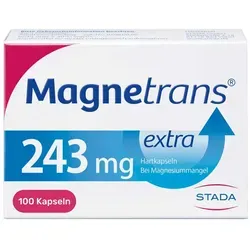 Magnetrans extra 243mg Magnesium Hartkapsel - Magnesiumkapseln für eine optimale Unterstützung des Magnesiumhaushalts. Ideal zur täglichen Einnahme, um die Muskel- und Nervenfunktion zu fördern. Mit geprüfter Qualität für Ihre Ernährung.