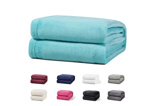 Wohndecke Luxury Kuscheldecke, 150x200 cm, 220x240 cm, 230x270 cm, Buymax, super weiche Fleece-Tagesdecke, Sofadecke