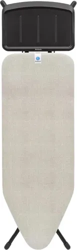 Brabantia Bügelbrett (124 x 45 cm) (236143) - Bügelbrett mit stabiler Bauweise und höhenverstellbarem Design für komfortables Bügeln.