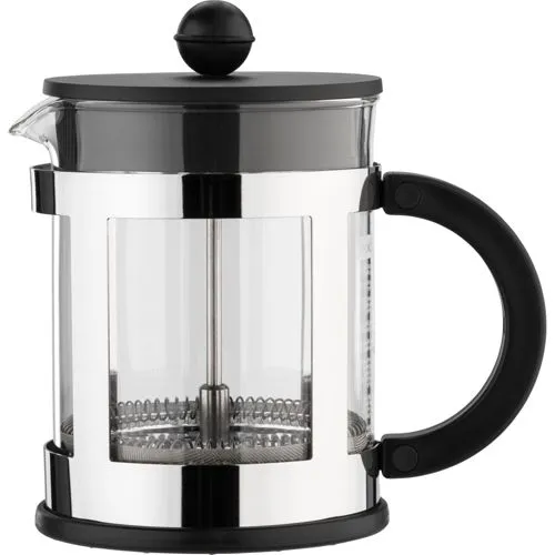 Bodum BRS/INX PRESS KENYA Kaffeebereiter - Teebereiter mit 0,35 Liter Fassungsvermögen, ideal für aromatischen Kaffee oder Tee für bis zu 4 Tassen.