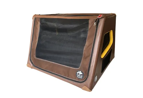 Tami-Dogbox Hunde-Transportbox TAMI - Aufblasbares Hundebox XL - Dog Box Hundetransportbox Hund Autot, Aufblasbare Hundebox mit Airbagfunktion