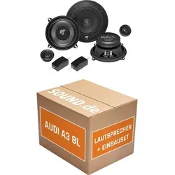 Hifonics VX5.2E Einbauset für Audi A3 8L - Komplettset für Car-HiFi: Hochwertige 13cm Lautsprecher mit Adapterzubehör für einfachen Einbau im Audi A3 (1996-2003) sorgt für beeindruckenden Klang.