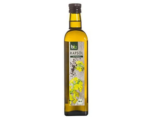 Biozentrale Speiseöl, biozentrale Rapsöl mit schonender Kaltpressung Flasche 500ml