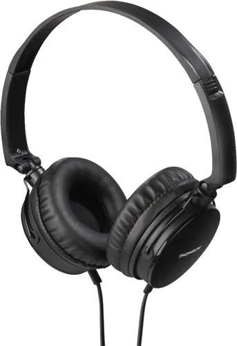 Thomson Kopfhörer HED2207 132623 BK ON-EAR Bügel Headset-Funktion schwarz