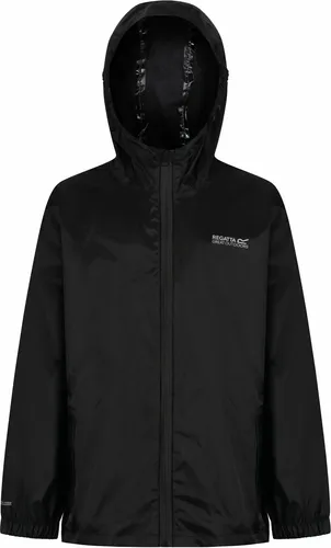 Regatta Kinder Kid Pk It JKT III Jacke - Black, 15 Years - Regenjacke für Baby-Jungen mit langlebiger wasserabweisender Beschichtung und versiegelten Nähten für optimalen Schutz bei jedem Wetter.