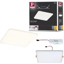 Paulmann 92395 EB Panel Veluna VariFit LED-Einbauleuchte 17W - Lampen mit rahmenlosem Design, flächigem warmweißem Licht und flexibler VariFit-Technik für einfache Installation in verschiedenen Bohrlöchern.