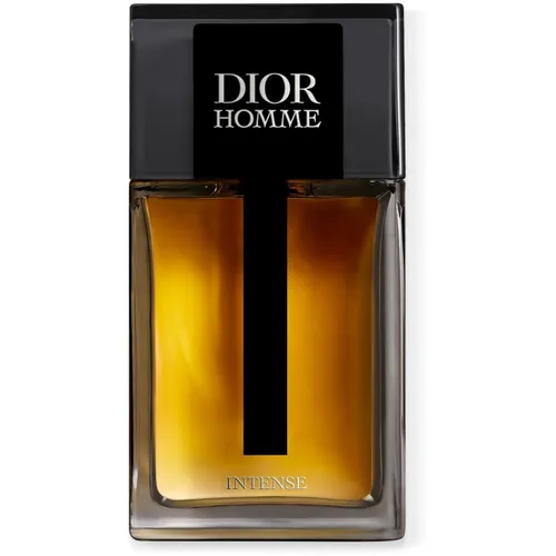 DIOR Homme Eau de Parfum Spray Intense 150 ml - Herrendüfte mit extremer Noblesse, vereint in einem kraftvollen, holzig-ambrierten Duft. Die sinnliche Eleganz von Iris und Ambrette-Samen sorgt für eine verführerische Sillage.
