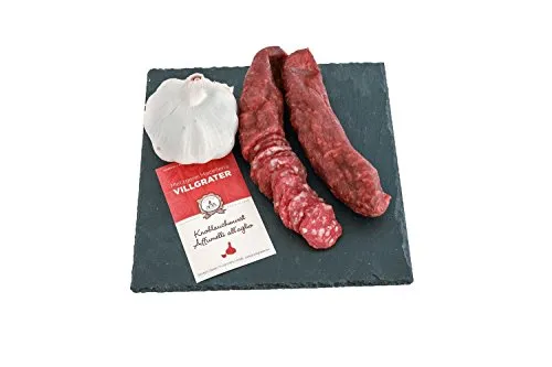 Südtiroler Knoblauchwurst Villgrater ca. 220 gr. von Villgrater Metzgerei