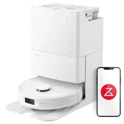 Roborock Qrevo Pro Saugroboter, 60°C-Heißwasser-Moppwäsche, FlexiArm Kantenreinigung, Hebarer Mopp, Teppichstrategie (Upgrade von Qrevo S ) Weiß - Weiß