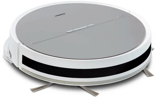 MEDION Saugroboter E35 SW - 2000Pa Saugkraft, mit Wischfunktion und Gyro-Navigation für gründliche Reinigung ohne Ladepause