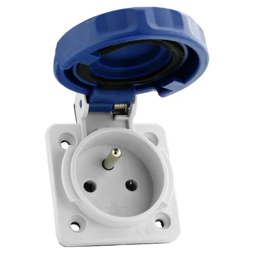 Einbausteckdose 230V 16A IP67 französisches System Steckdose Doktorvolt 9962