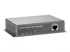 LevelOne 2-Port Gigabit PoE Repeater - Externer Repeater für eine zuverlässige Netzwerkverbindung. Mit 2 Anschlüssen ermöglicht er die einfache Erweiterung Ihres Netzwerks und sorgt für stabile Datenübertragung.