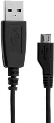 Samsung ECC1DU0BBK Micro-USB Datenkabel 0.8m schwarz von Samsung