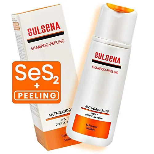Sulsena Peeling-Shampoo - Peeling-Shampoo zur Bekämpfung von Schuppen und zur Förderung einer gesunden Kopfhaut, ideal für die tägliche Haarpflege.