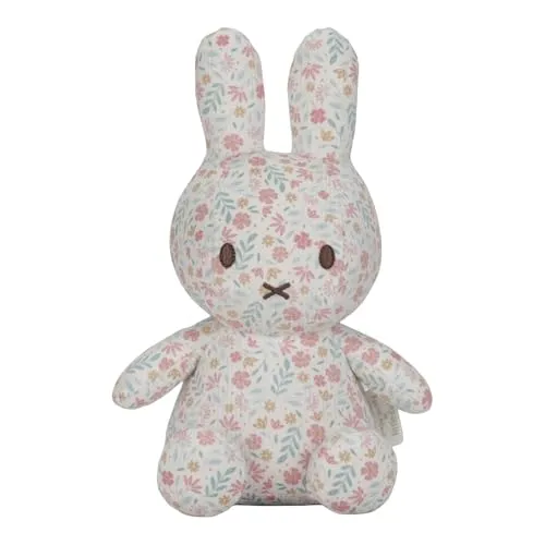 Little Dutch nijntje Miffy x Plüschtier/Kuscheltier/Stofftier Hase Miffy - Lucky Blossom All Over (20 cm)