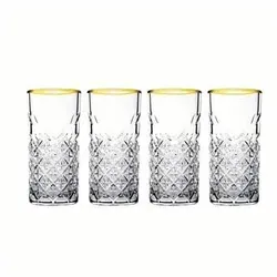 Trinkgläser Gold von Pasabahçe