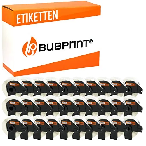 Bubprint 30 Etiketten kompatibel als Ersatz für Brother DK-11201 DK 11201 für P-Touch QL1050 QL1060N QL500BW QL550 QL560 QL570 QL580N QL700 QL710W QL720NW QL810W