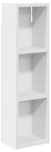 vidaXL Badezimmer-Wandschrank Weiß 20 x 14 x 70 cm - Moderner wandmontierter Badezimmer-Schrank aus robustem Holzwerkstoff, ideal für kleine Räume. Mit 2 praktischen Regalen für eine ordentliche Aufbewahrung von Badutensilien. Perfekt für modernes Wohnen.
