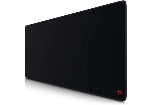 Titanwolf Gaming Mauspad XXL Speed Mousepad 900 x 400 x 3 mm, große Tischunterlage, rutschfest, abwaschbar, Geschwindigkeit & Präzision, Icon rot