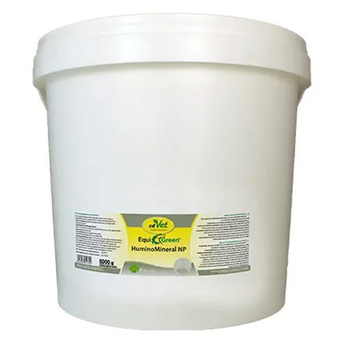 cdVet EquiGreen HuminoMineral NP, Ergänzungsfutter für Pferde - Ergänzungsfutter für Pferde mit wertvollen Inhaltsstoffen. Ideal zur Unterstützung der täglichen Futterration. Inhalt: 8 kg, hohe Qualität für optimale Versorgung.