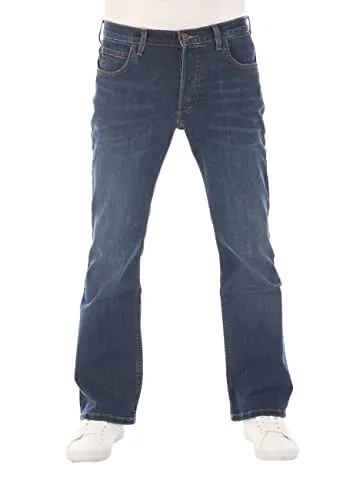 Lee Jeans Herren Stretch Bootcut Denver Jeanshose - Dark Westwater, w33 - Moderne Bootcut Jeans aus hochwertigem Baumwoll-Mischgewebe mit Stretchanteil für optimalen Tragekomfort. Ideal für Alltag und Freizeit, in verschiedenen Größen erhältlich.