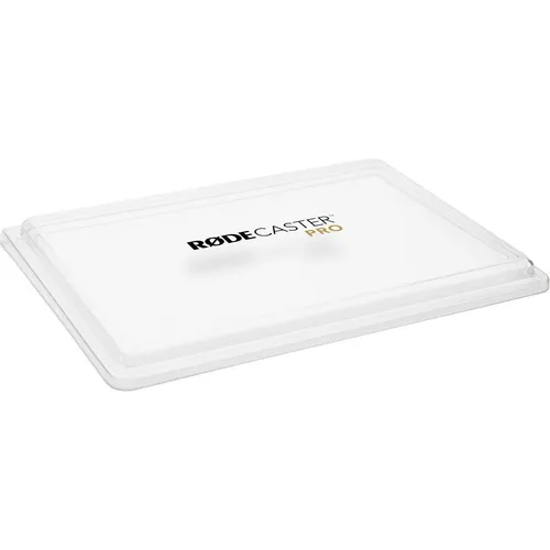 Rode RodeCover Pro - Abdeckhaube für Rode Rodecaster Pro, schützt vor Schmutz und Staub, aus robustem transparentem Polycarbonat, ideal für den professionellen Einsatz.