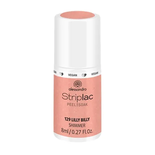 alessandro Striplac UV-Nagellack Lilly Billy – Schonend und langanhaltend – Einfache Entfernung dank Peel-Off-Technologie – Vegan und tierversuchsfrei – 8 ml