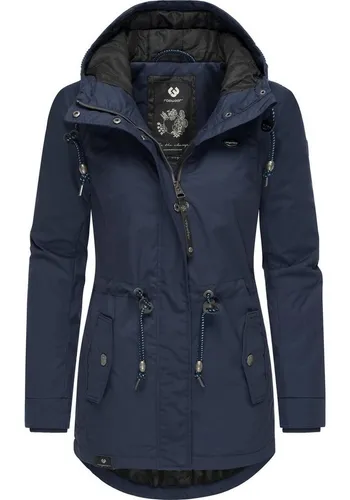 Ragwear Damen Winterjacke Monadis Black Label Intl Navy 4XL - Funktionsjacke für kalte Tage, warm gefüttert mit wasser- und windabweisendem Oberstoff, ideal für den urbanen Lifestyle.