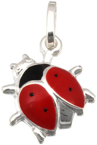 Anhänger Marienkäfer echt Silber 925 Halsschmuck