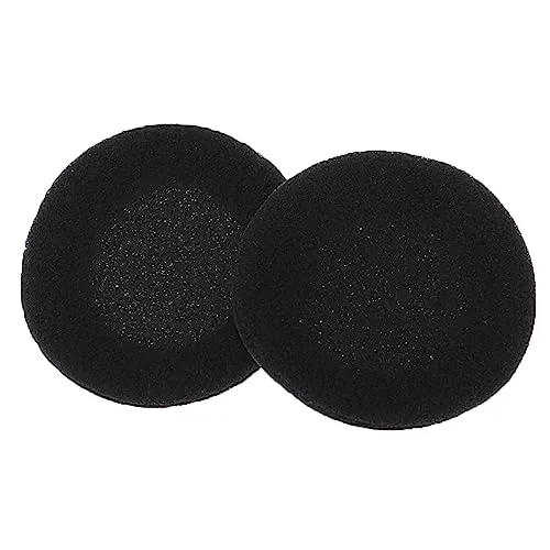 vhbw Ohrpolster kompatibel mit Koss Porta Pro, KSC 75, Sporta Pro Kopfhörer Headset, Schaumstoff, Schwarz
