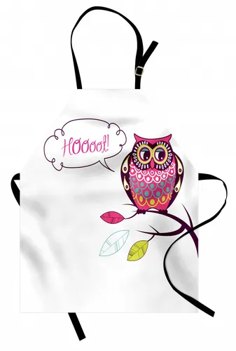 Eule Kochschürze Aufwändige Tier auf Niederlassung
