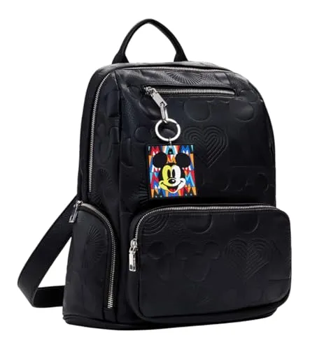 Desigual BACK_ALL MICKEY CHESTER Tagesrucksack in schwarz von Desigual